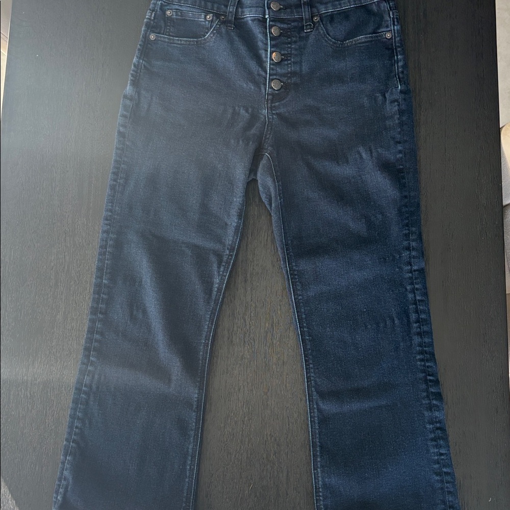 J.Crew High Rise Crop Flare Jeans